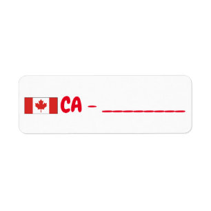 Canada post crossing label