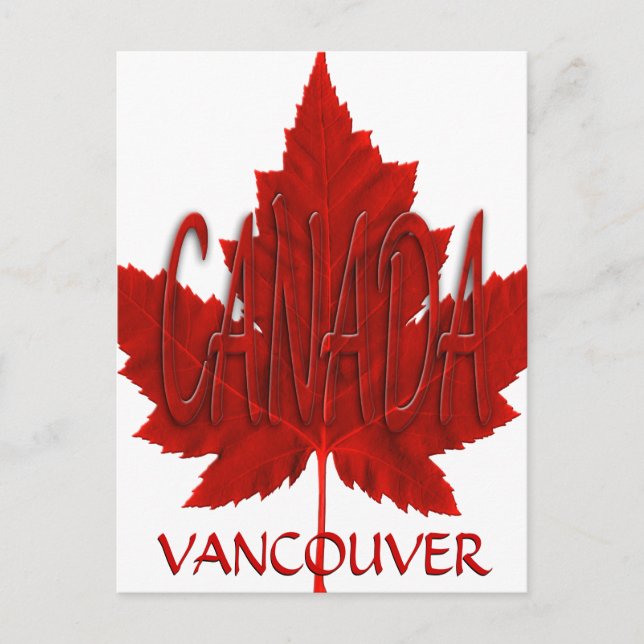 Canada Postcards Custom Canada Souvenir Postcards (Front)