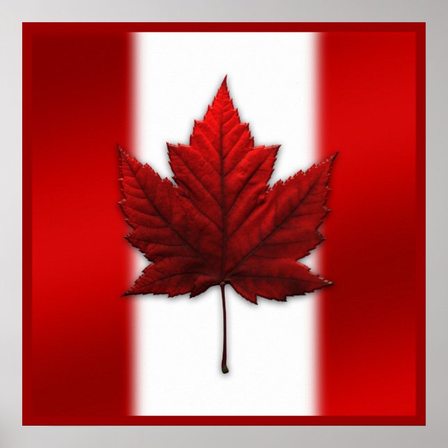 Canada Poster Canada Flag Souvenir Prints & Gifts (Front)
