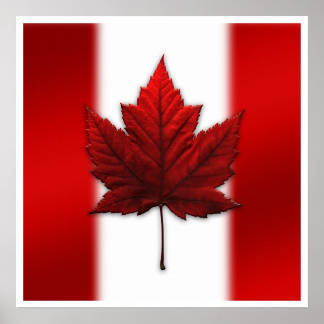 Canada Poster Canada Flag Souvenir Prints & Gifts (Front)