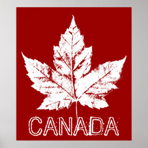 Canada Poster Canada Maple Leaf Souvenir Print