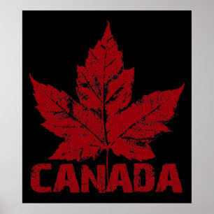 Canada Poster Canada Maple Leaf Souvenir Print