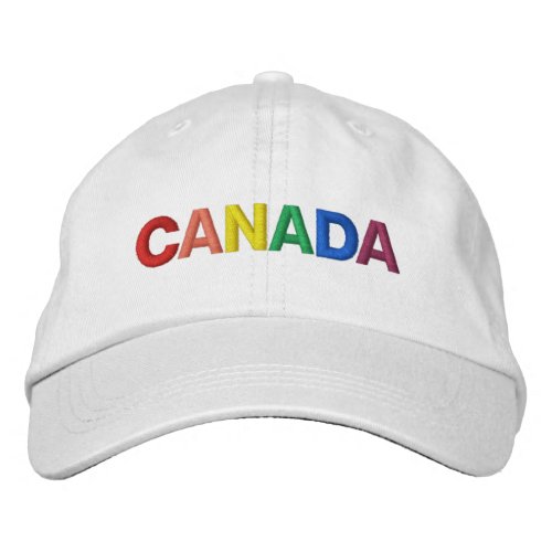 Canada Pride Embroidered Baseball Cap