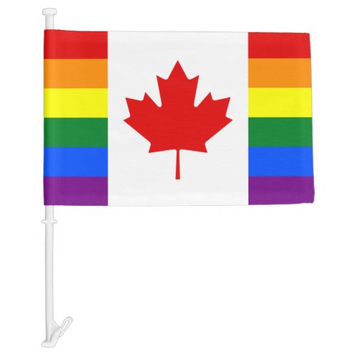 Canada Pride Rainbow Flag 