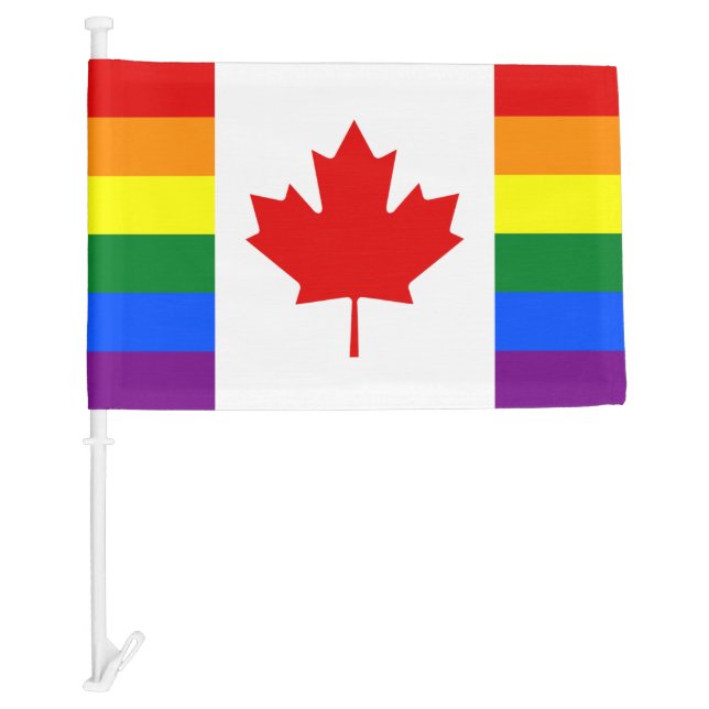 Canada Pride Rainbow Flag  (Front)