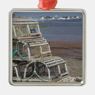 Canada, Prince Edward Island, Rustico. Lobster Metal Ornament