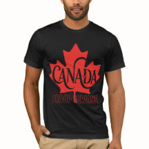 Canada Proud Always Maple Leaf Graphic Tee