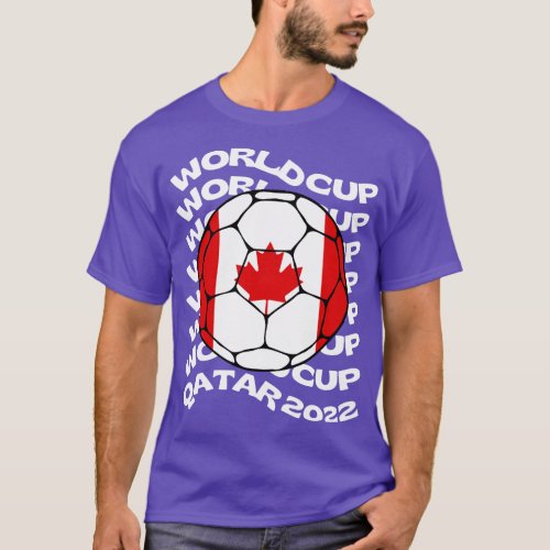 Canada Qatar T_Shirt