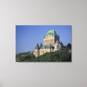 Canada, Quebec City.  Chateau Frontenac. Canvas Print