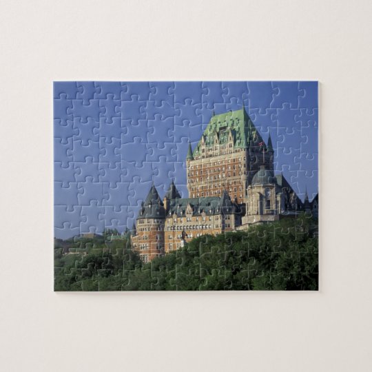 Canada, Quebec City. Chateau Frontenac. Jigsaw Puzzle