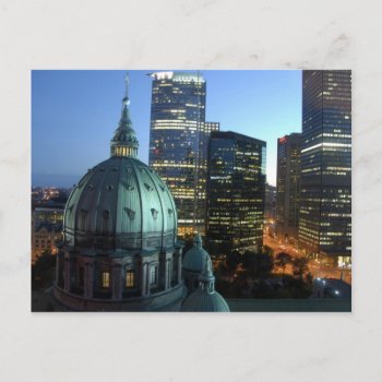 Canada  Quebec  Montreal. Downtown Montreal  Postcard by takemeaway at Zazzle