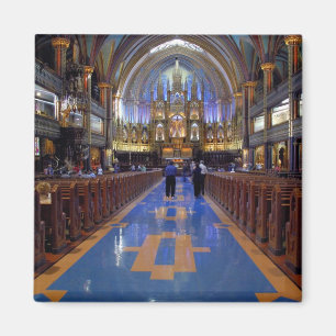 Canada, Quebec, Montreal. Interior of Notre 3 Magnet