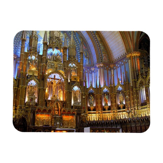 Canada,  Quebec,  Montreal. Interior of Notre Magnet (Horizontal)