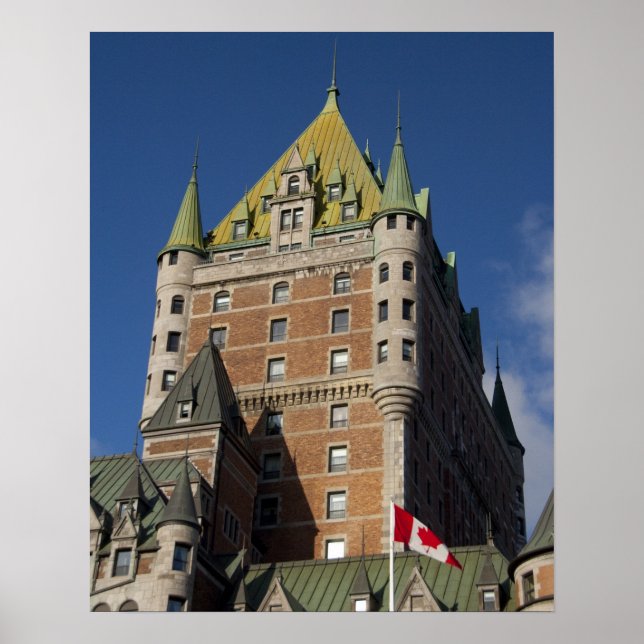 Canada, Quebec, Quebec City. Fairmont Chateau Poster (Front)