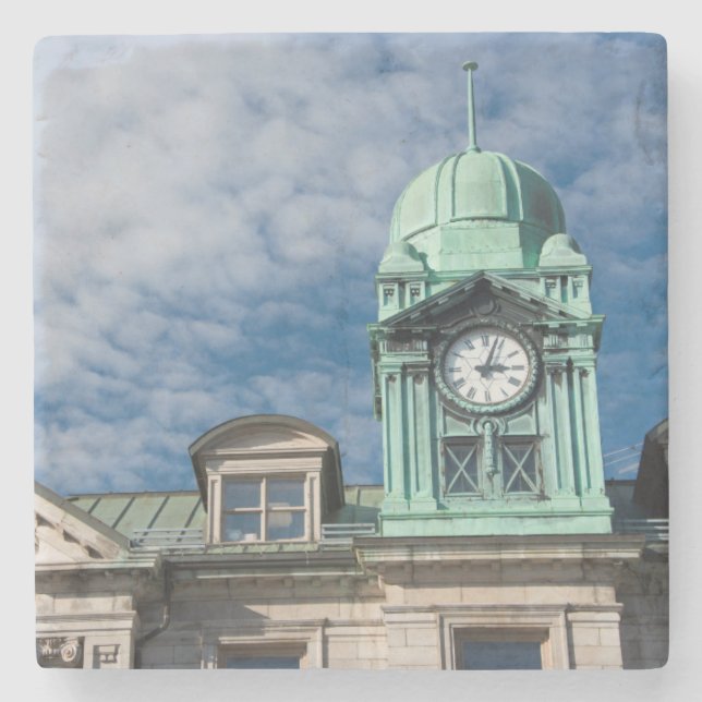 Canada, Quebec, Quebec City. Port Authority Stone Coaster (Front)