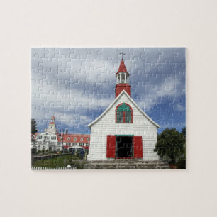 Canada, Quebec, Tadoussac. Petite Chapelle, Jigsaw Puzzle