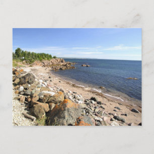 Canada, Quebec. VIA Rail Canada train The 2 Postcard