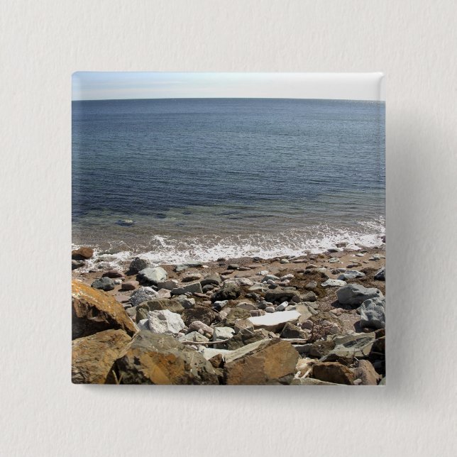 Canada, Quebec. VIA Rail Canada train The Pinback Button (Front)