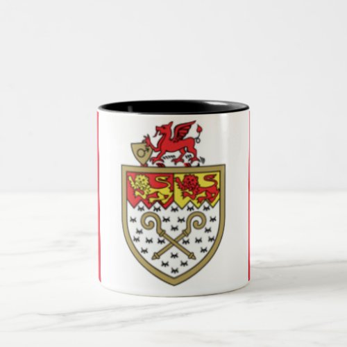 Canada Reds Wrexham FC Postcard Two_Tone Coffee Mug