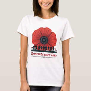 Canada Remembrance Day – Honoring Veterans T-Shirt