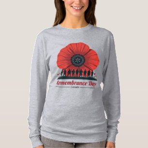 Canada Remembrance Day – Honoring Veterans T-Shirt