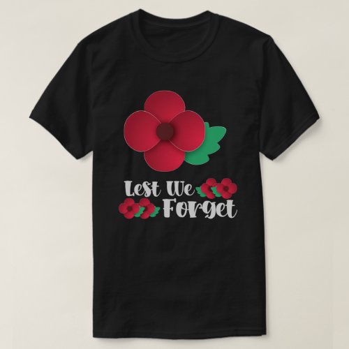 Canada Remembrance Day T_Shirt