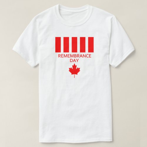 Canada Remembrance Day T_Shirt