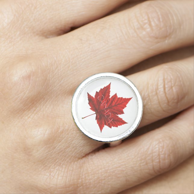 Canada Ring Canada Souvenir Jewelry Ring Gifts (In Situ)