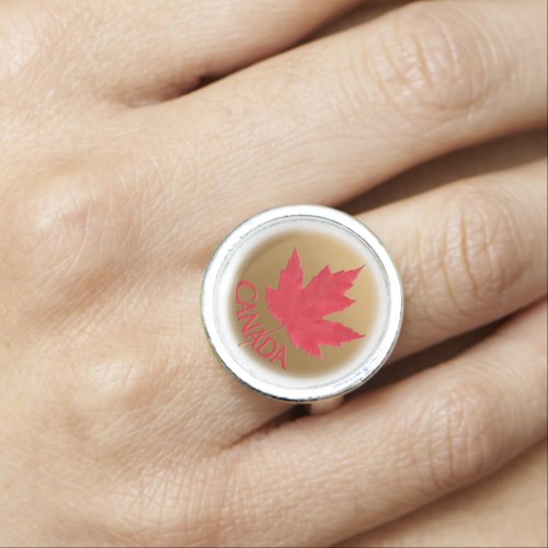 Canada Ring Canada Souvenir Jewelry Ring Gifts