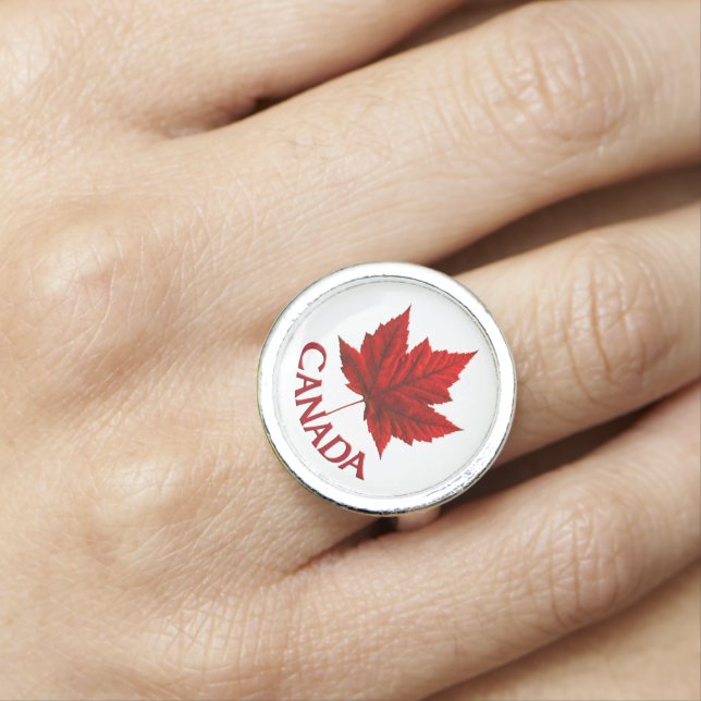 Canada Ring Canada Souvenir Jewelry Ring Gifts (In Situ)