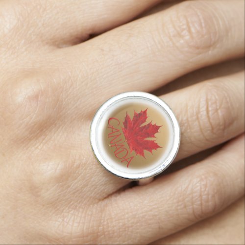 Canada Ring Canada Souvenir Jewelry Ring Gifts