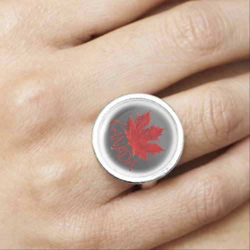 Canada Ring Canada Souvenir Jewelry Ring Gifts