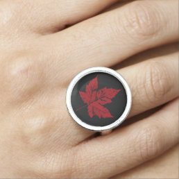 Canada Ring Cool Canada Souvenir Jewelry Ring