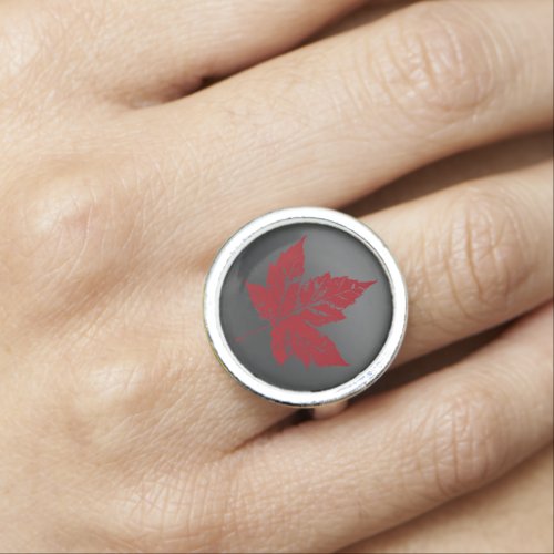 Canada Ring Cool Canada Souvenir Jewelry Ring