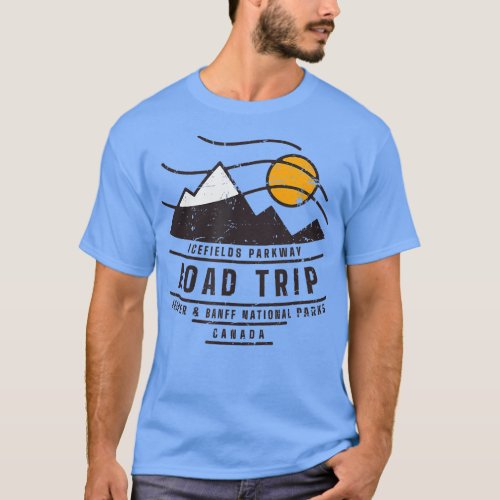 Canada Road Trip Japer  Banff National Parks Vinta T_Shirt