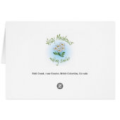 Canada Rocks Card (Back Horizontal)