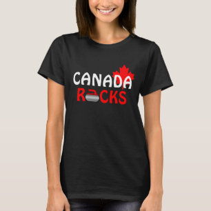 Canada Rocks - Curling T-Shirt