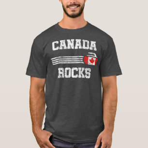 Canada Rocks Vintage Curling T-Shirt