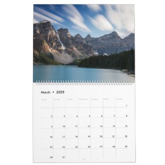 Canada Rocky Mountains National Parks calender Calendar Zazzle Canada Rocky Mountains National Parks calender Calendar Zazzle
