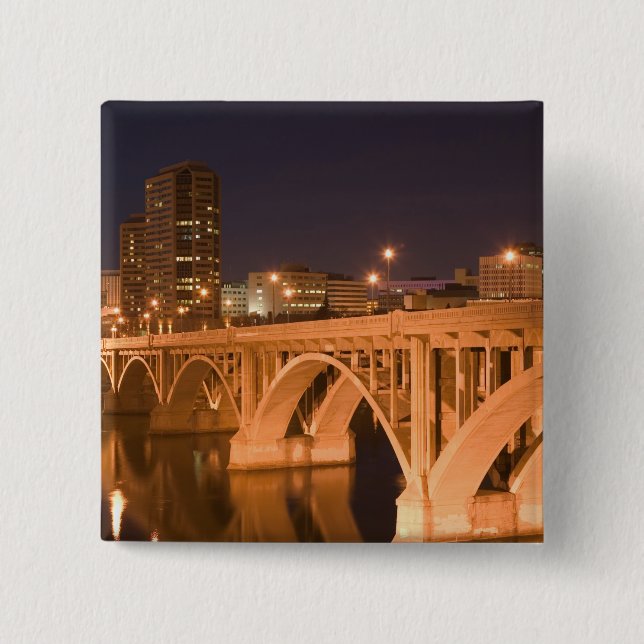 Canada, Saskatchewan, Saskatoon: Broadway Pinback Button (Front)