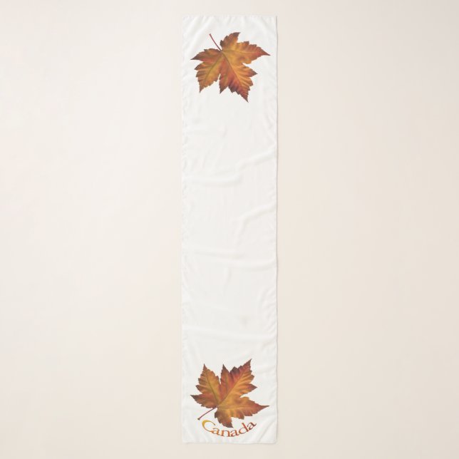 Canada Scarf Personalized Canada Maple Leaf Scarf (Front)