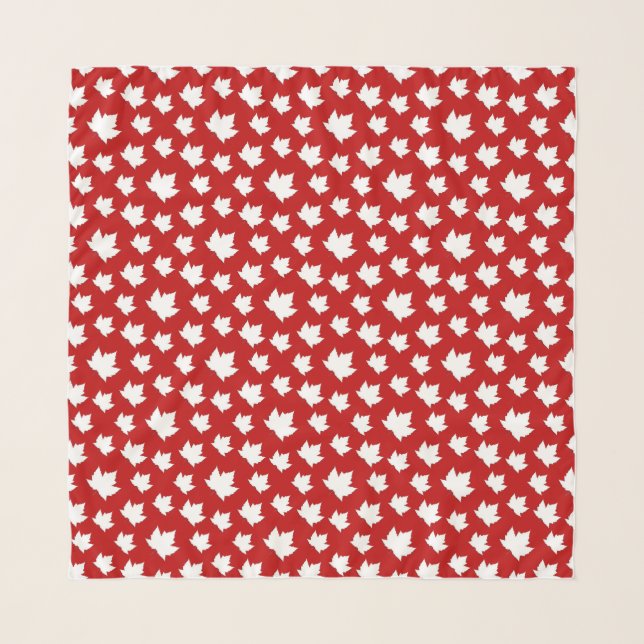 Canada Scarf Personalized Canada Souvenir Scarf (Front (Horizontal))