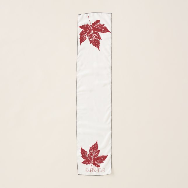 Canada Scarf Personalized Canada Souvenir  Scarf (Front)