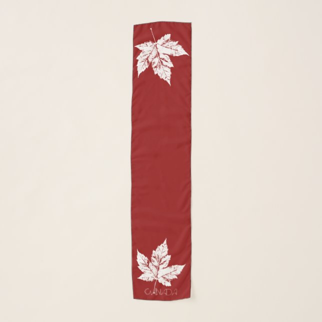 Canada Scarf Personalized Canada Souvenir  Scarf (Front)