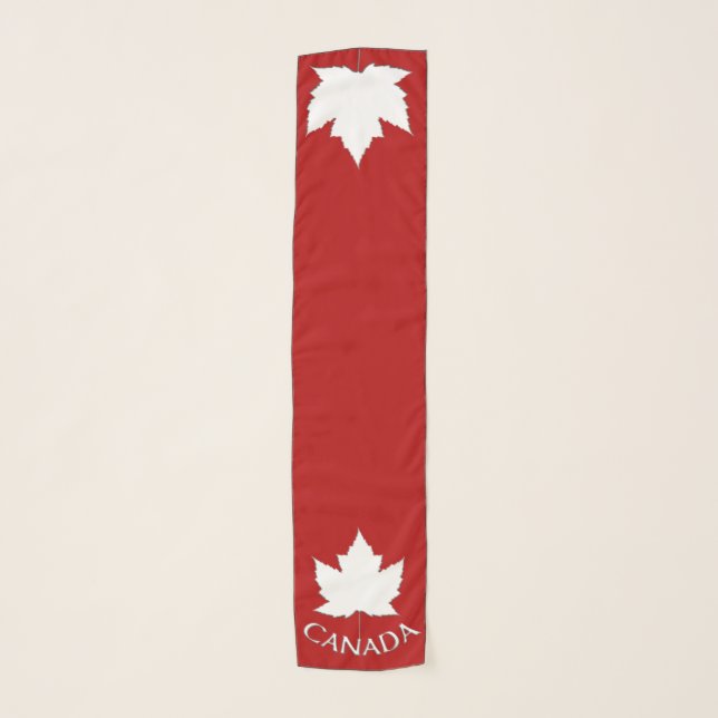 Canada Scarf Stylish Canada Souvenir Scarves Gift (Front)