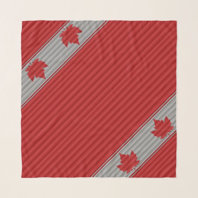 Canada Scarves Canada Maple Leaf Scarves (Front (Horizontal))
