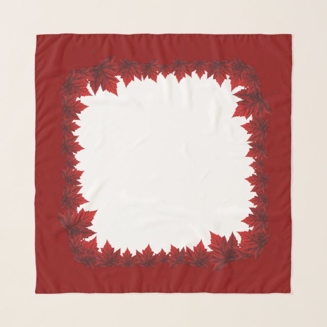Canada Scarves Canada Maple Leaf Scarves (Front (Horizontal))