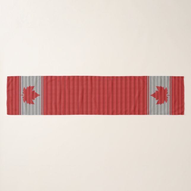 Canada Scarves Canada Maple Leaf Scarves (Front (Horizontal))