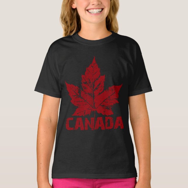 Canada Shirt Kid's Organic Canada Souvenir Shirt (Front)