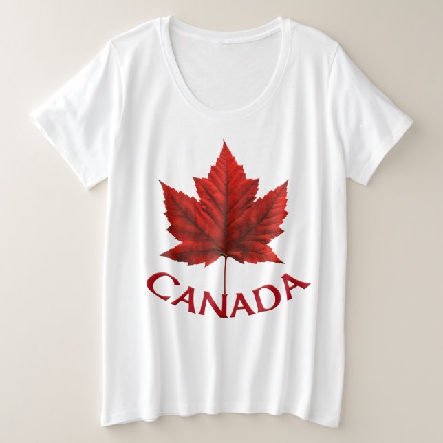 Canada Shirt Plus Size T-shirts Personalized  (Design Front)
